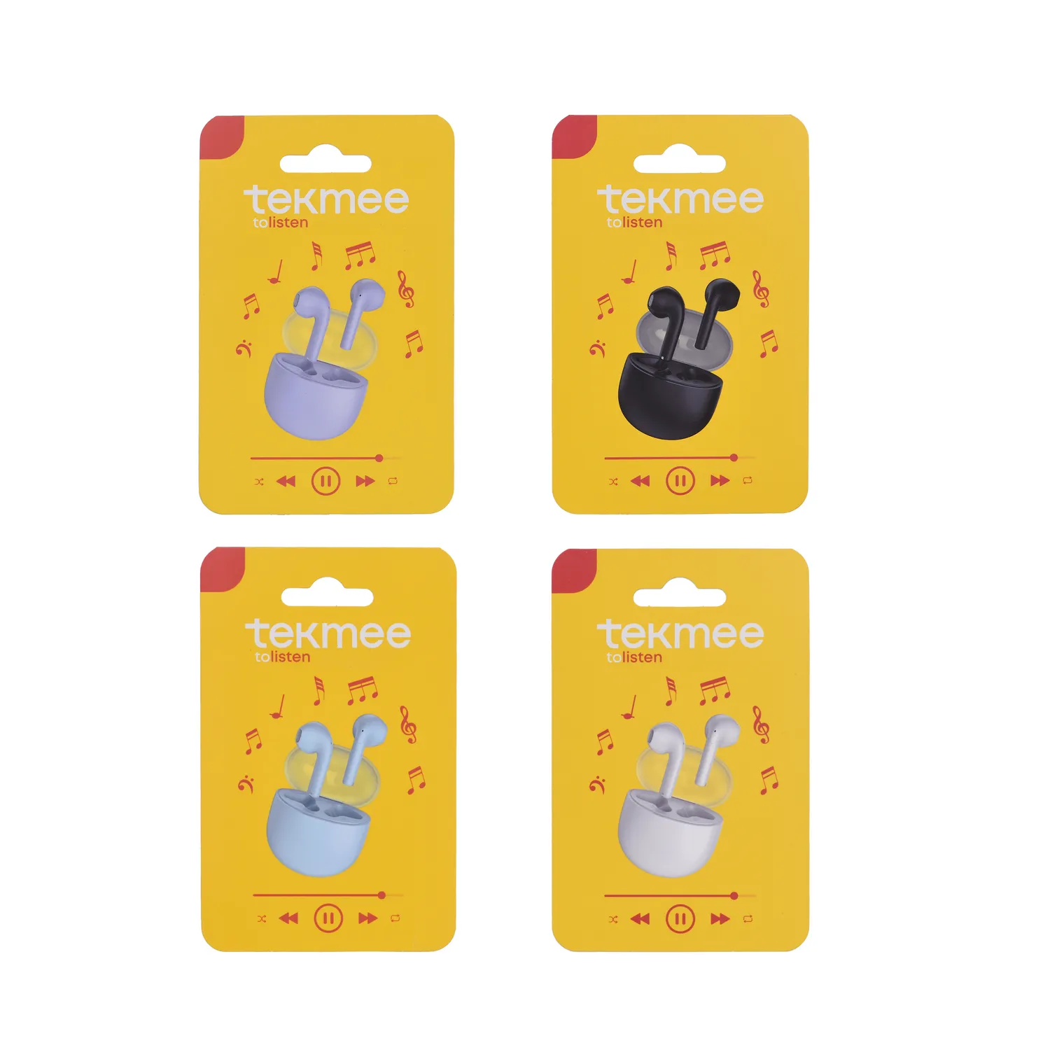Écouteurs Bluetooth translucent Tekmee