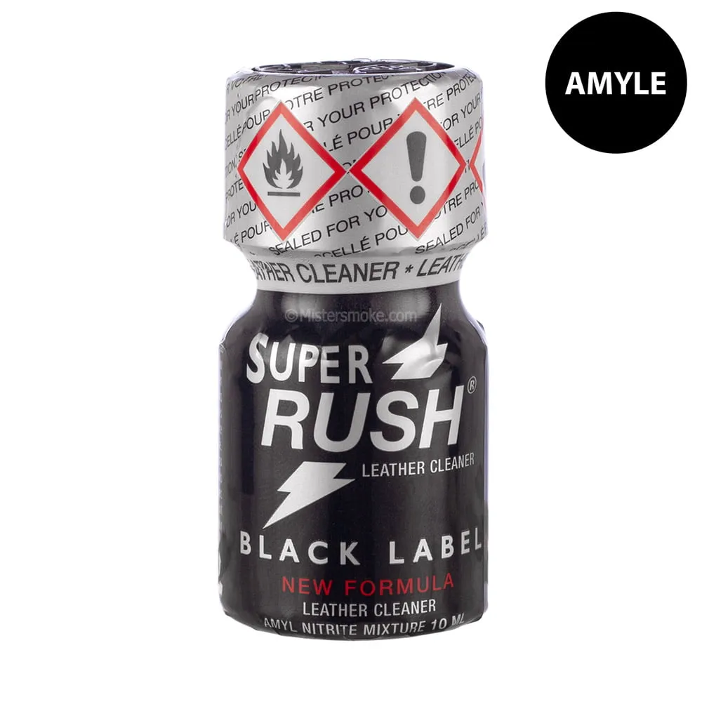 Poppers Super RUSH black label - Display de 18pcs