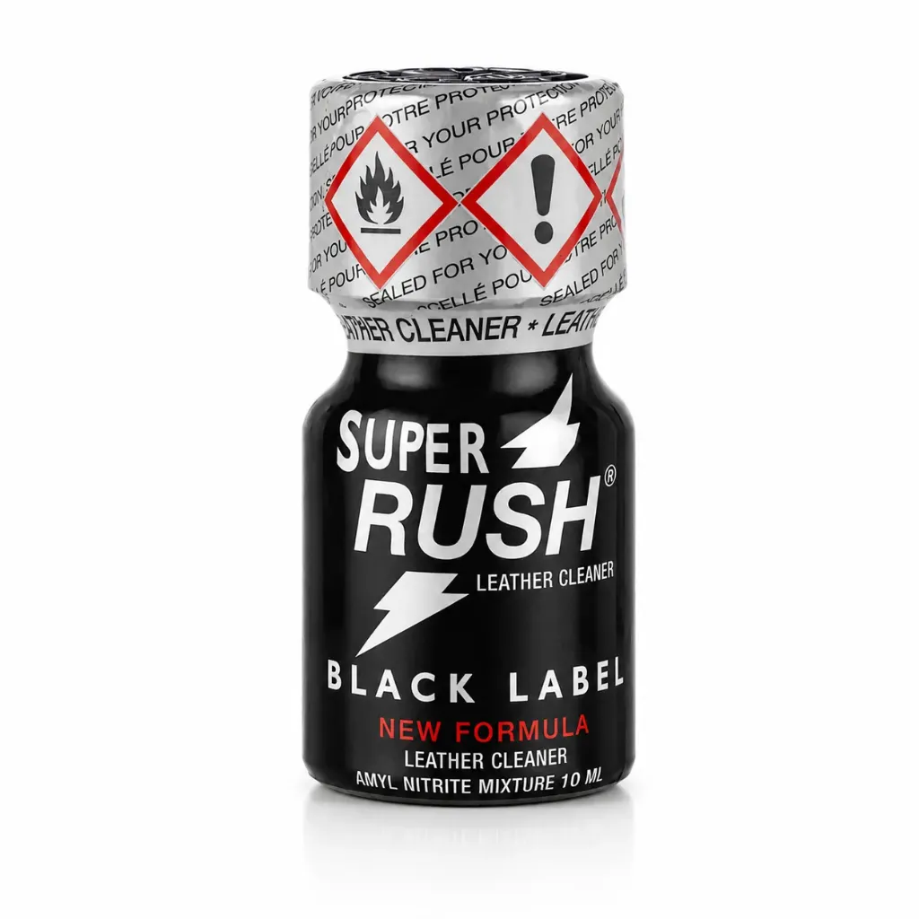 Poppers Super RUSH black label - Display de 18pcs