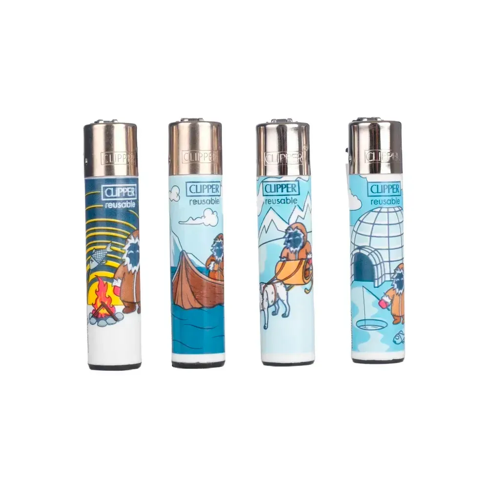 Clipper Maxi Winter Mix Inuit – Boite de 48 briquets