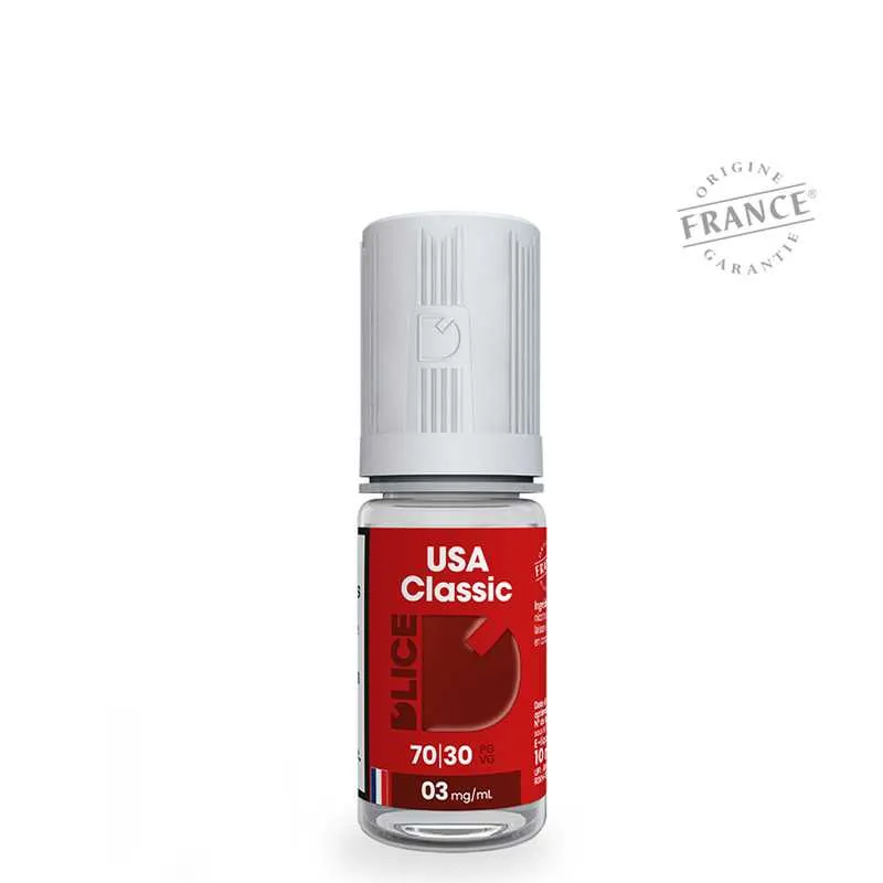 E Liquide - USA Classic 10 ML - Dlice