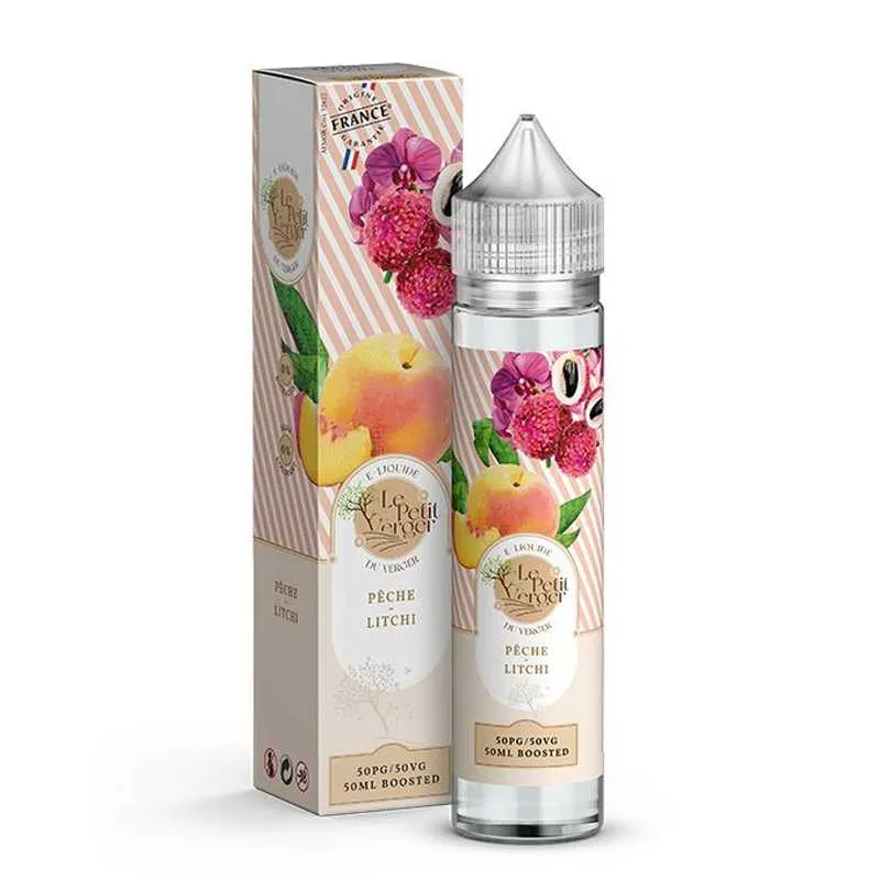 E Liquide - Pêche Litchi 50ml - Le Petit Verger