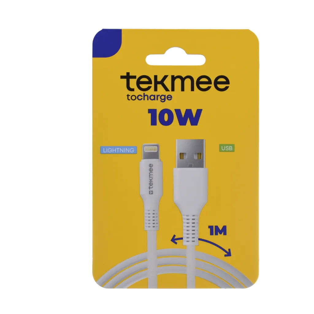 Câble 10W 1M Lightning USB Tekmee