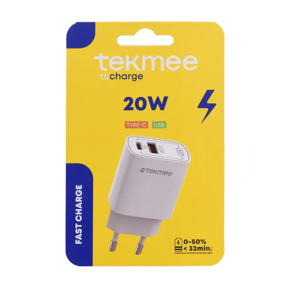 USB Fast Charger 20W 1 port C Tekmee