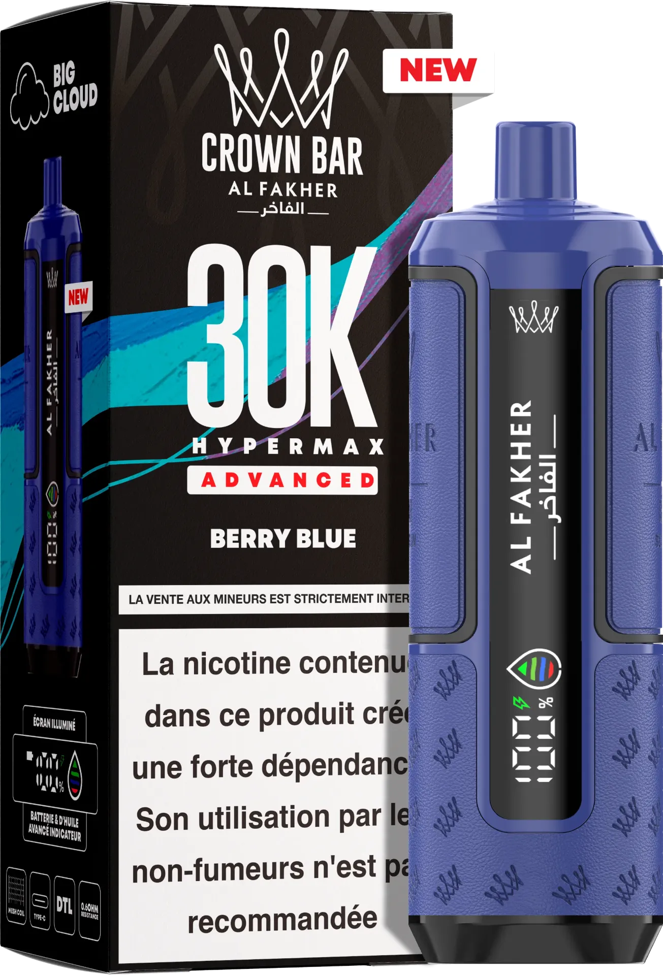 Al Fakher Hyper Max 30K 6mg TPD