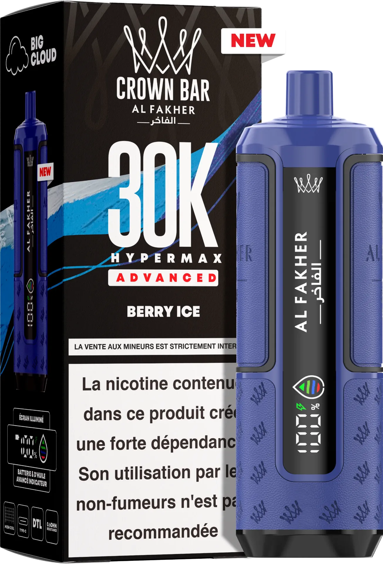 Al Fakher Hyper Max 30K 6mg TPD