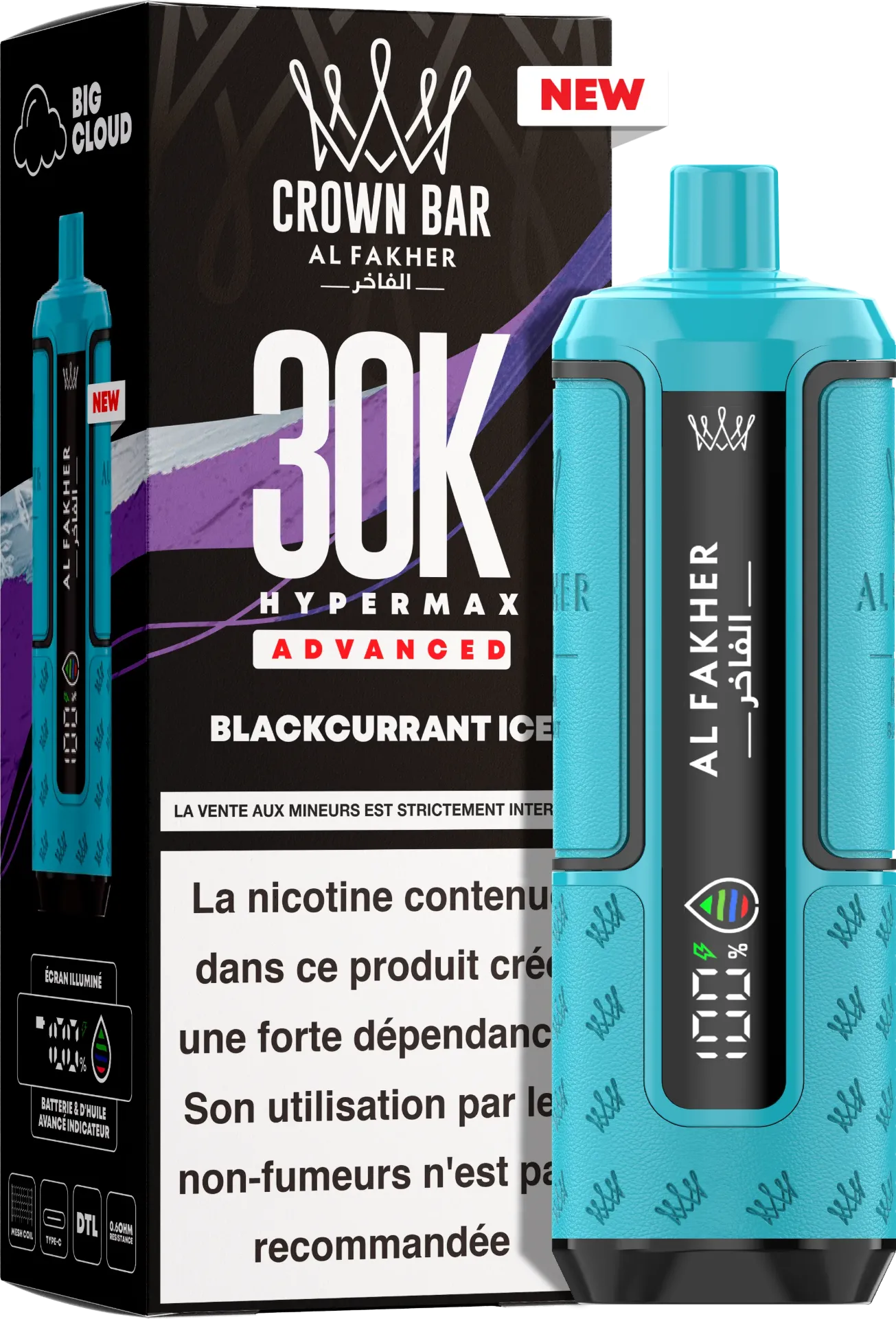 Al Fakher Hyper Max 30K 6mg TPD