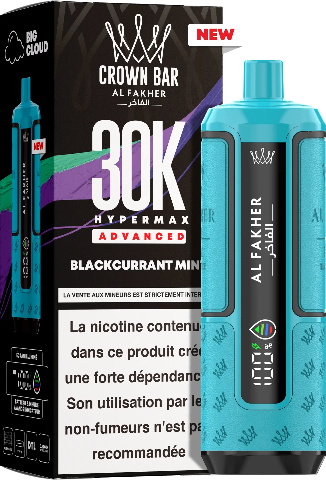 Al Fakher Hyper Max 30K 6mg TPD