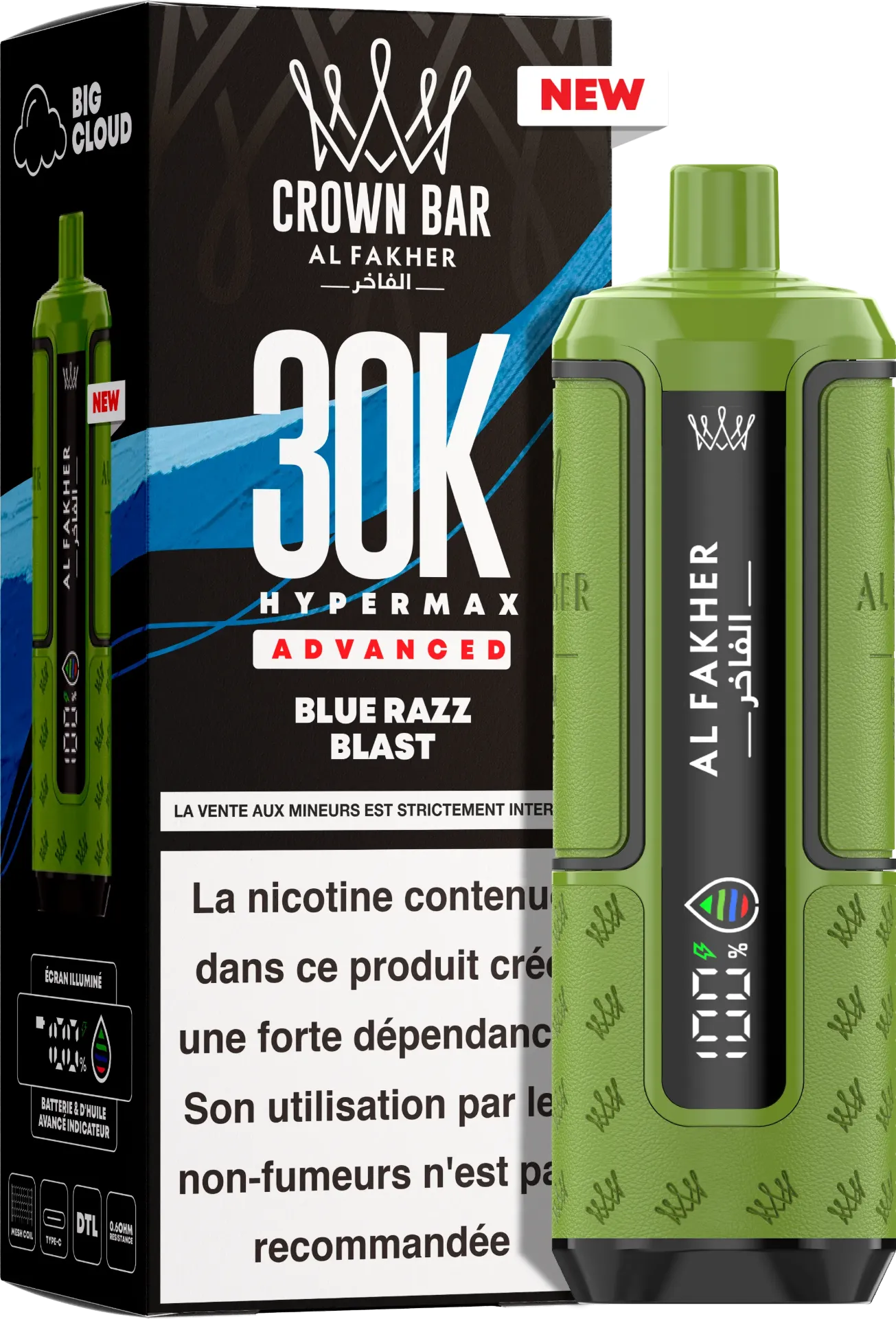 Al Fakher Hyper Max 30K 6mg TPD