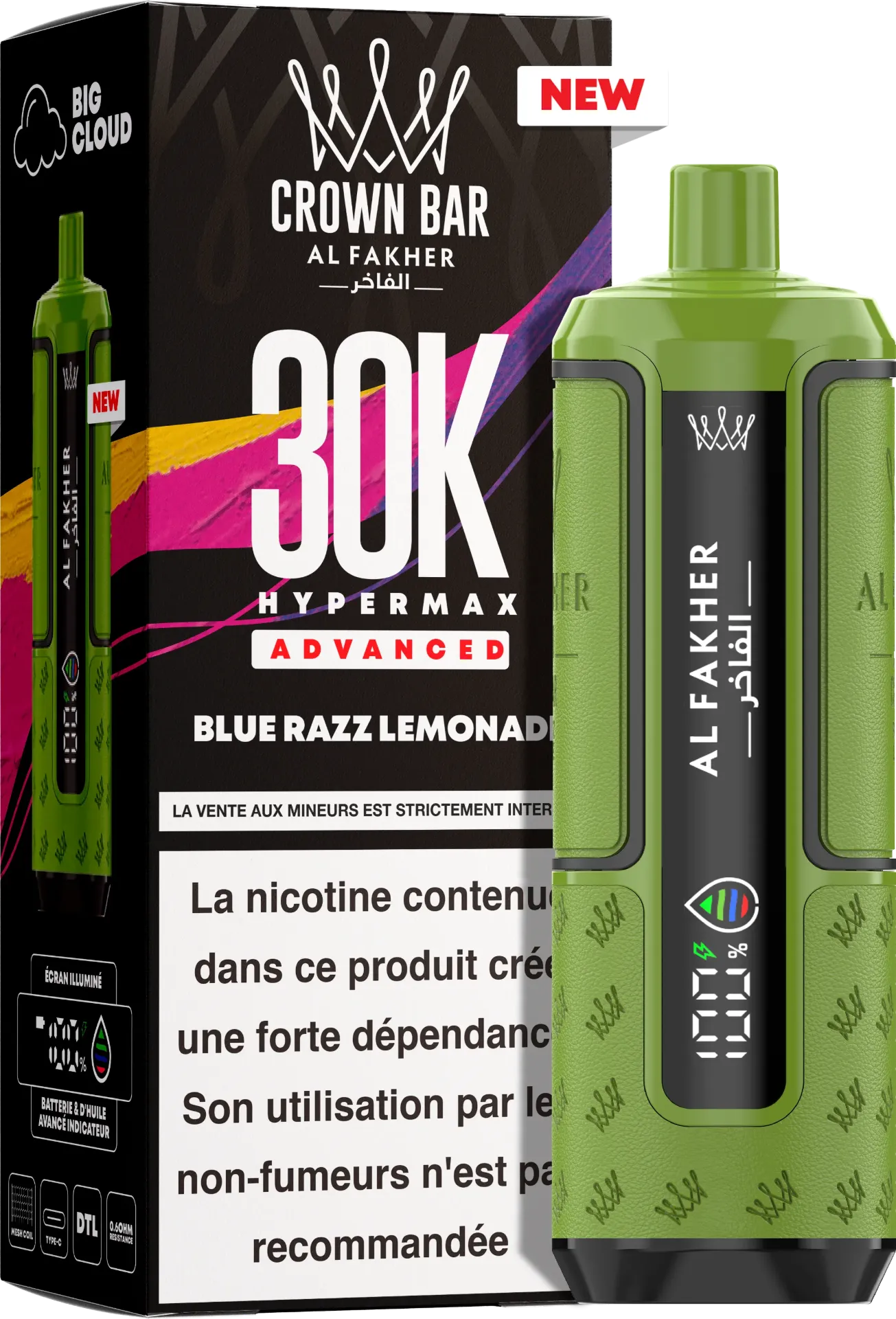 Al Fakher Hyper Max 30K 6mg TPD