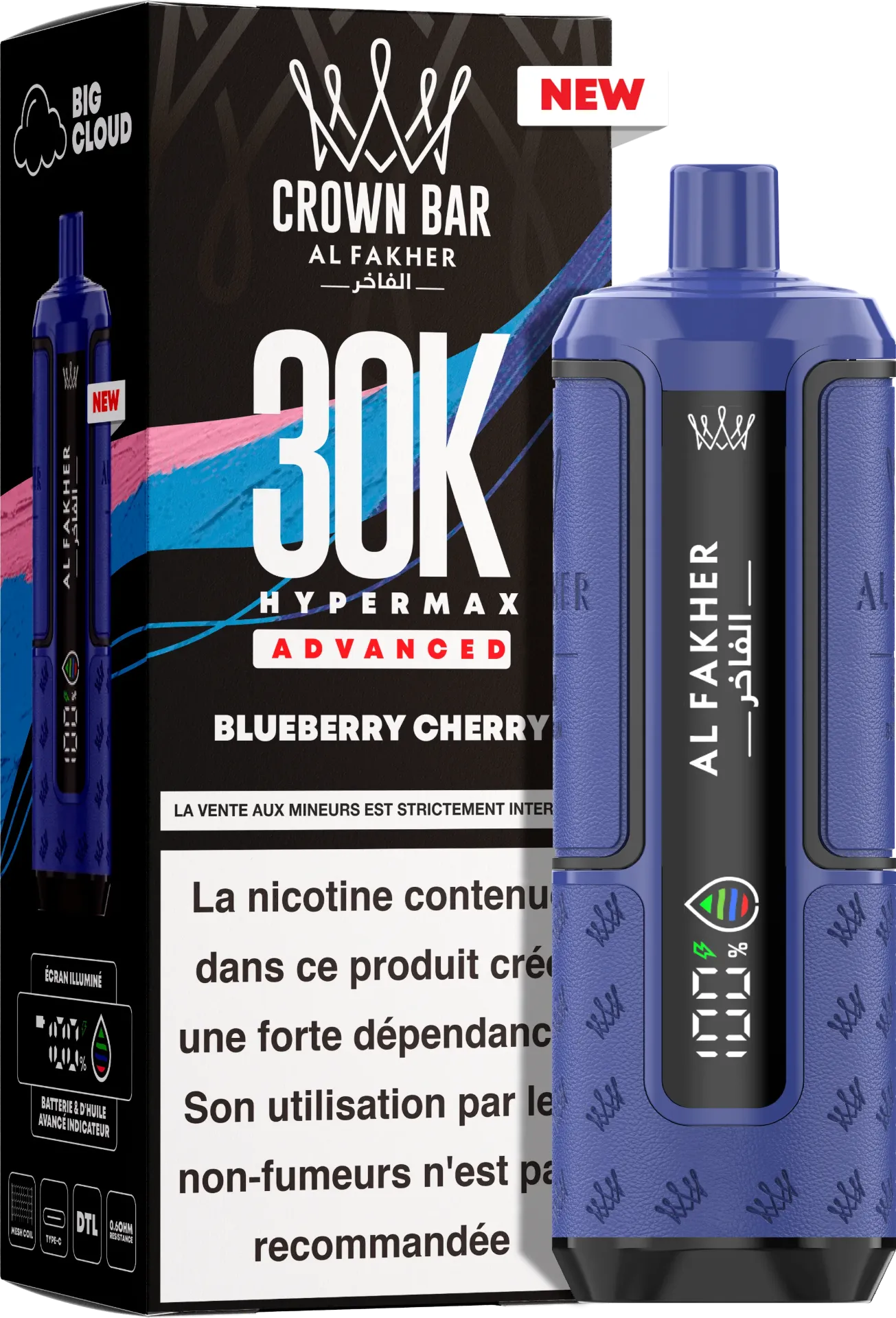 Al Fakher Hyper Max 30K 6mg TPD