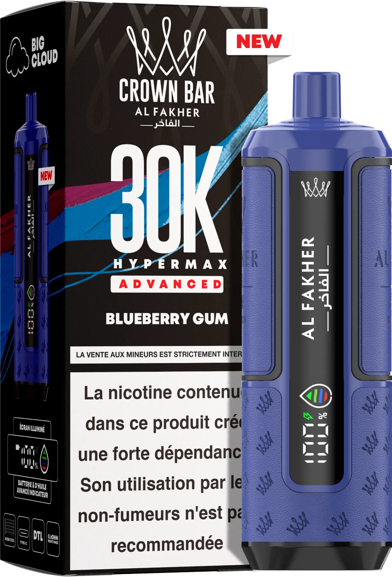 Al Fakher Hyper Max 30K 6mg TPD