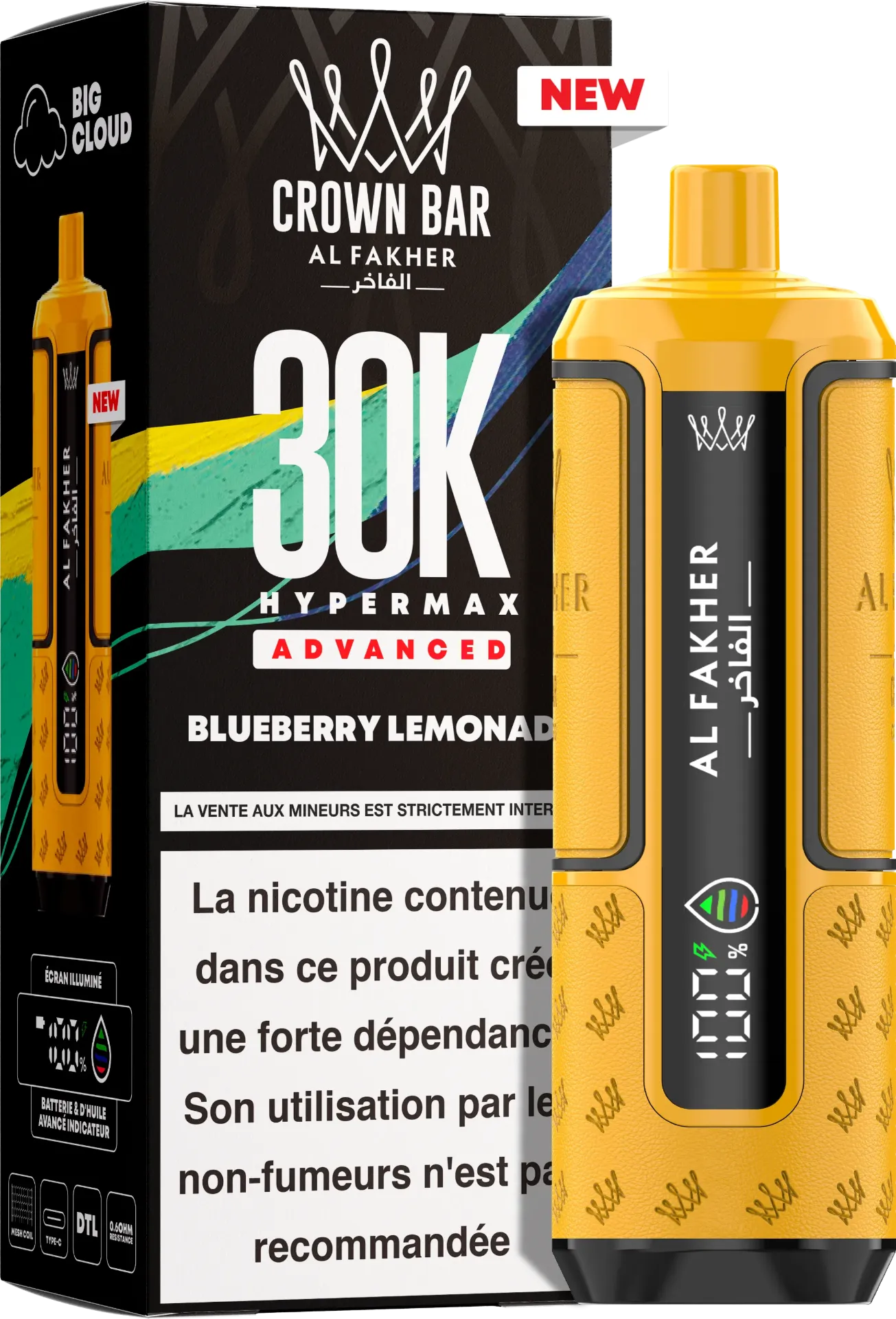 Al Fakher Hyper Max 30K 6mg TPD