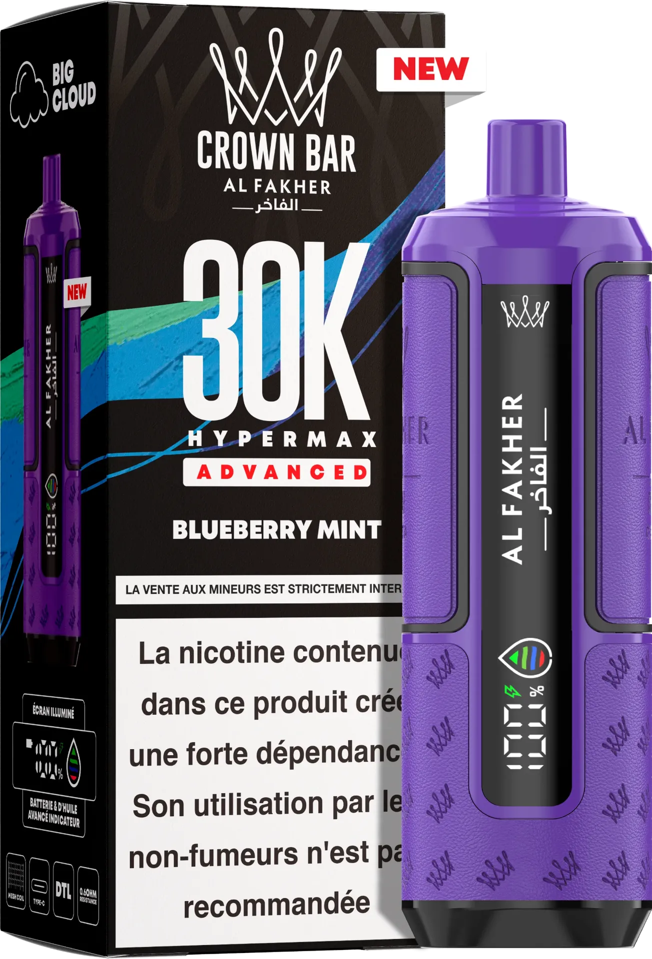 Al Fakher Hyper Max 30K 6mg TPD
