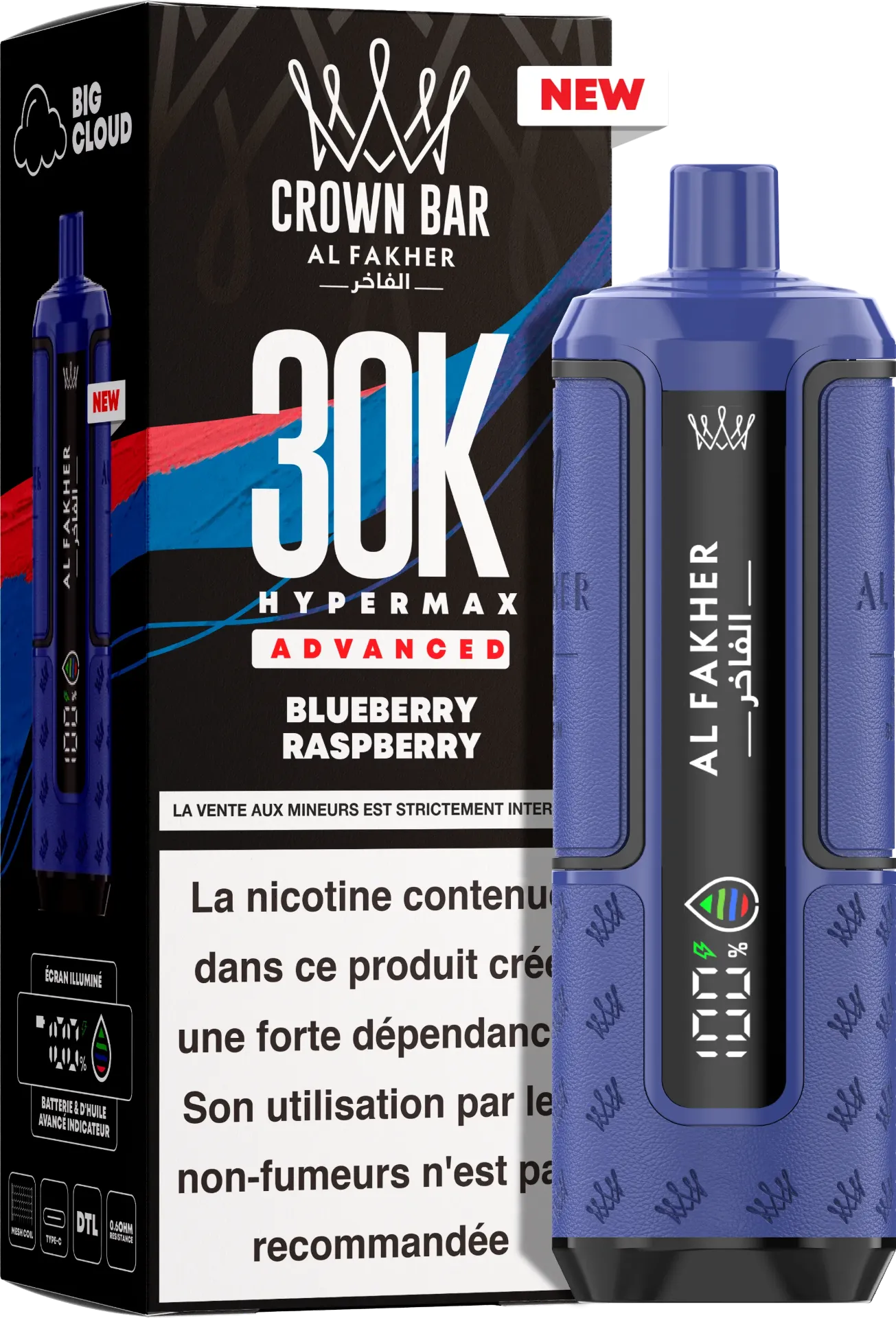 Al Fakher Hyper Max 30K 6mg TPD