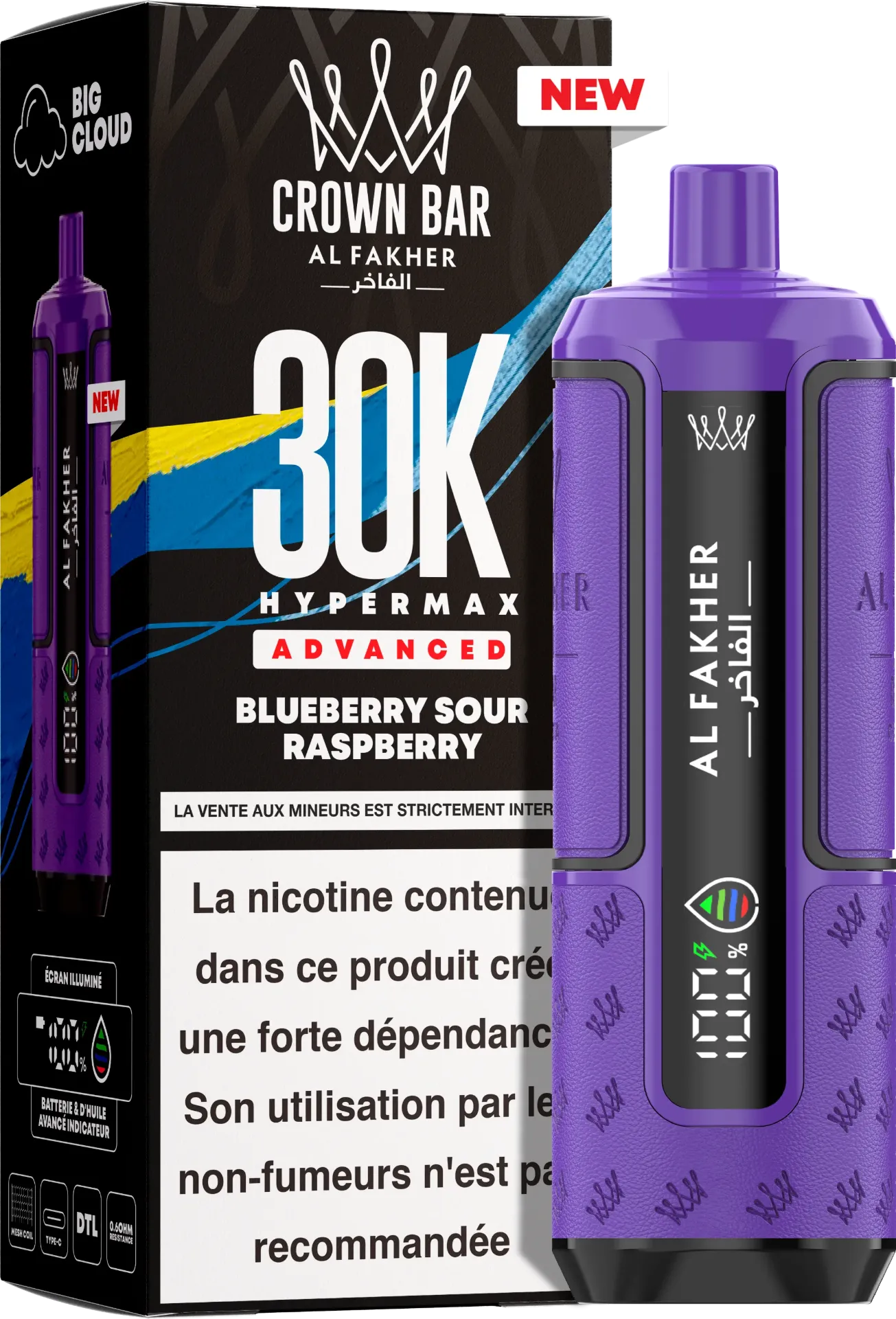 Al Fakher Hyper Max 30K 6mg TPD