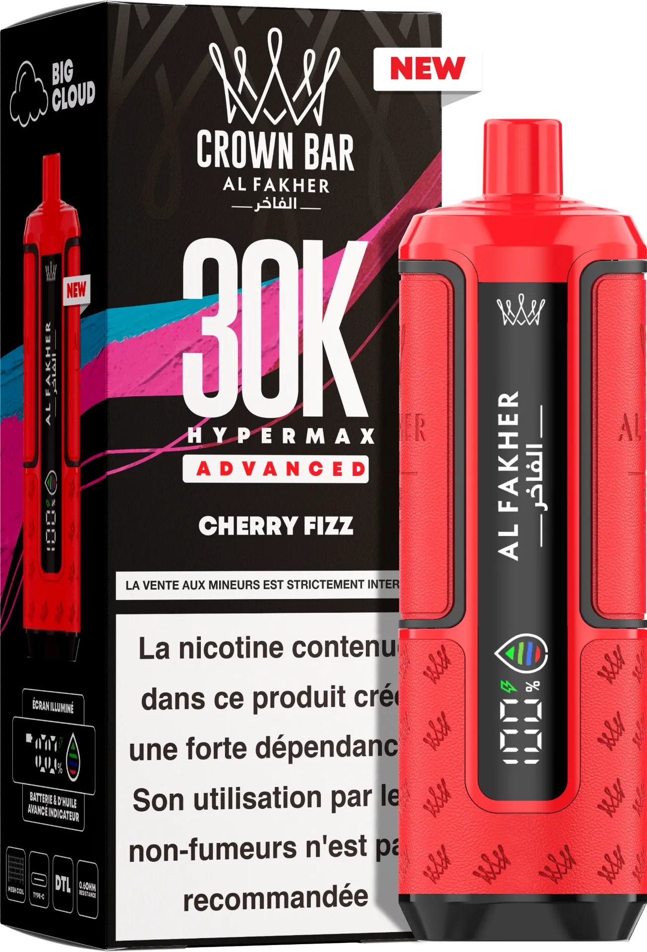 Al Fakher Hyper Max 30K 6mg TPD