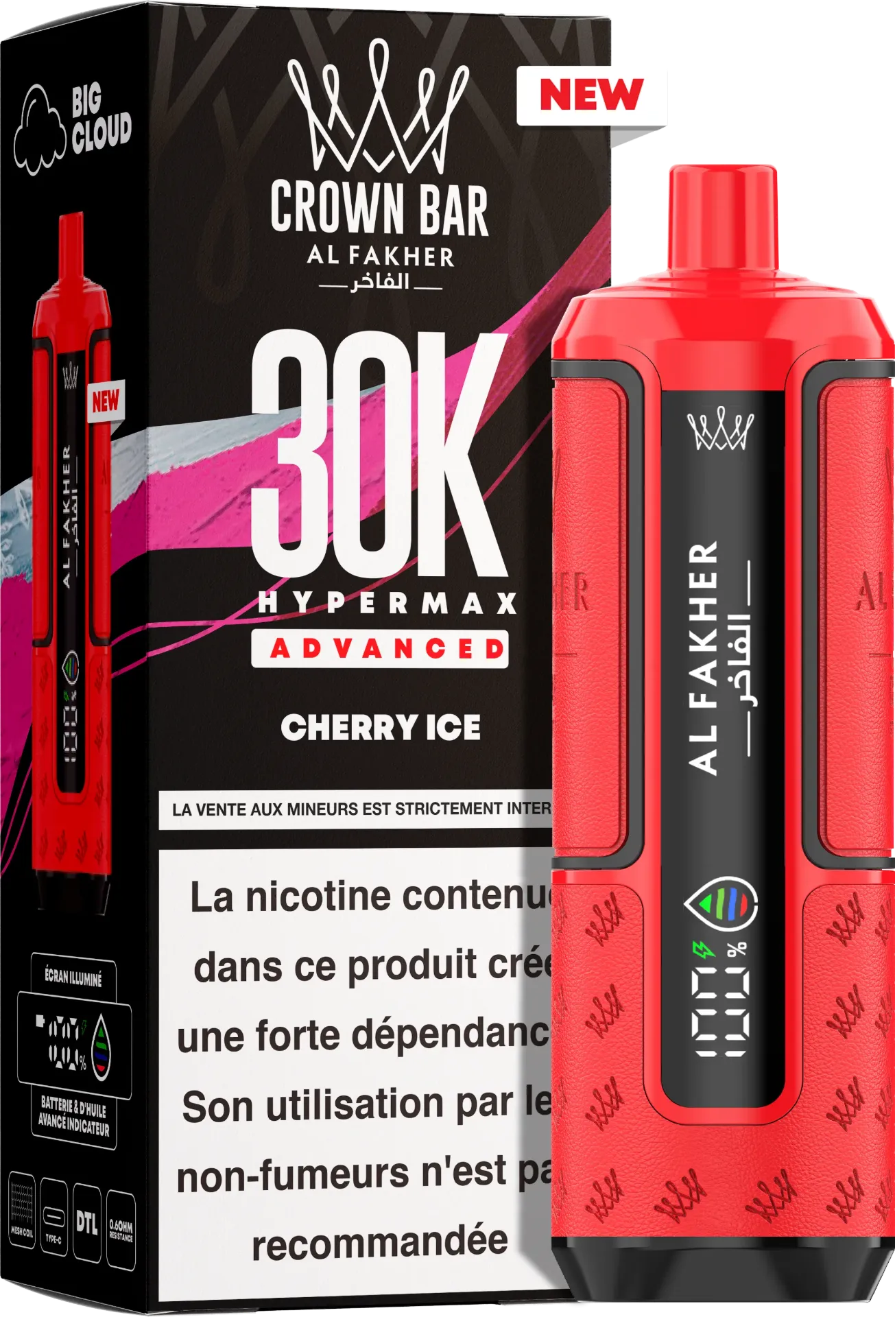Al Fakher Hyper Max 30K 6mg TPD