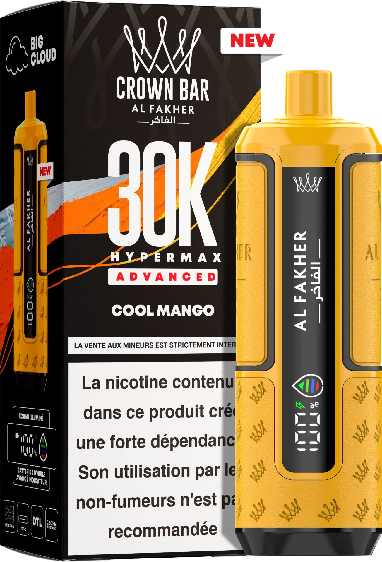 Al Fakher Hyper Max 30K 6mg TPD