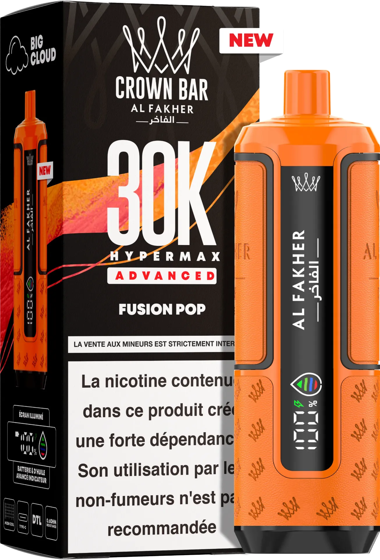Al Fakher Hyper Max 30K 6mg TPD
