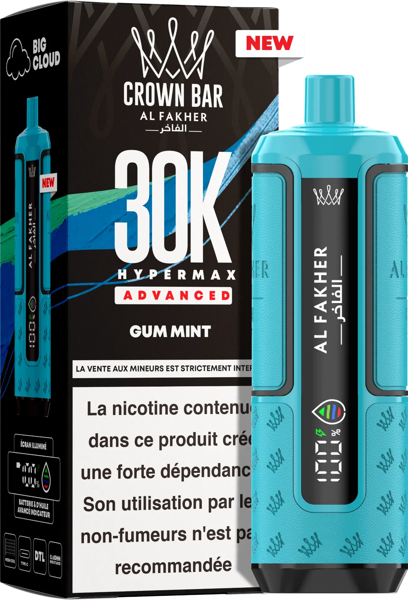 Al Fakher Hyper Max 30K 6mg TPD