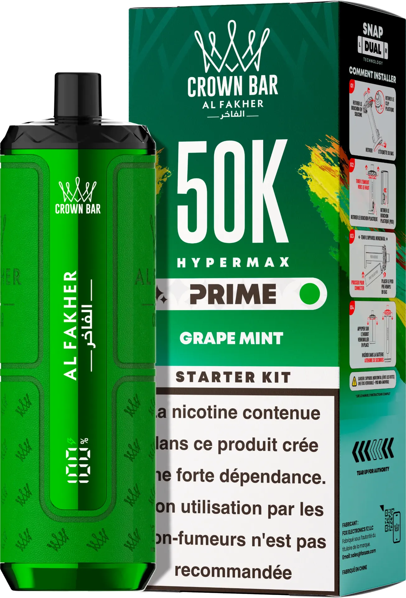 Al Fakher Prime Crown Bar 50K 6mg