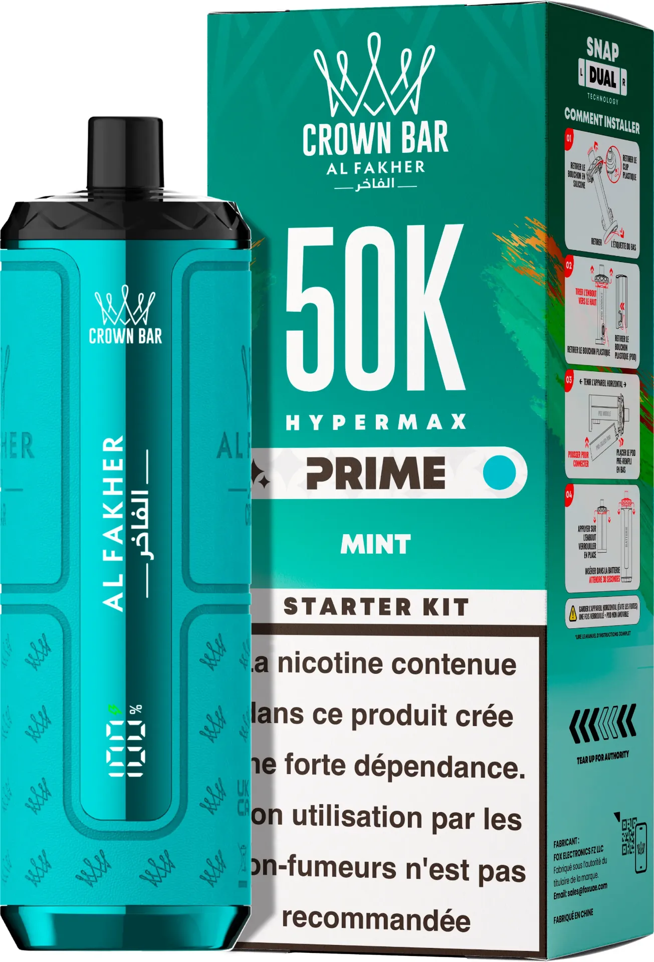 Al Fakher Prime Crown Bar 50K 6mg
