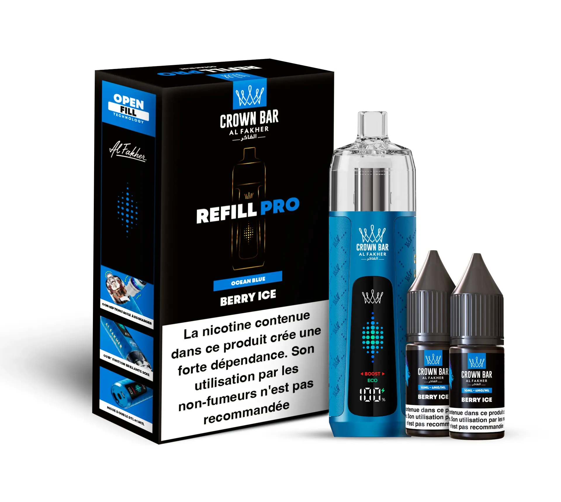 Al Fakher Refill Pro 32K 6mg (Berry ice)
