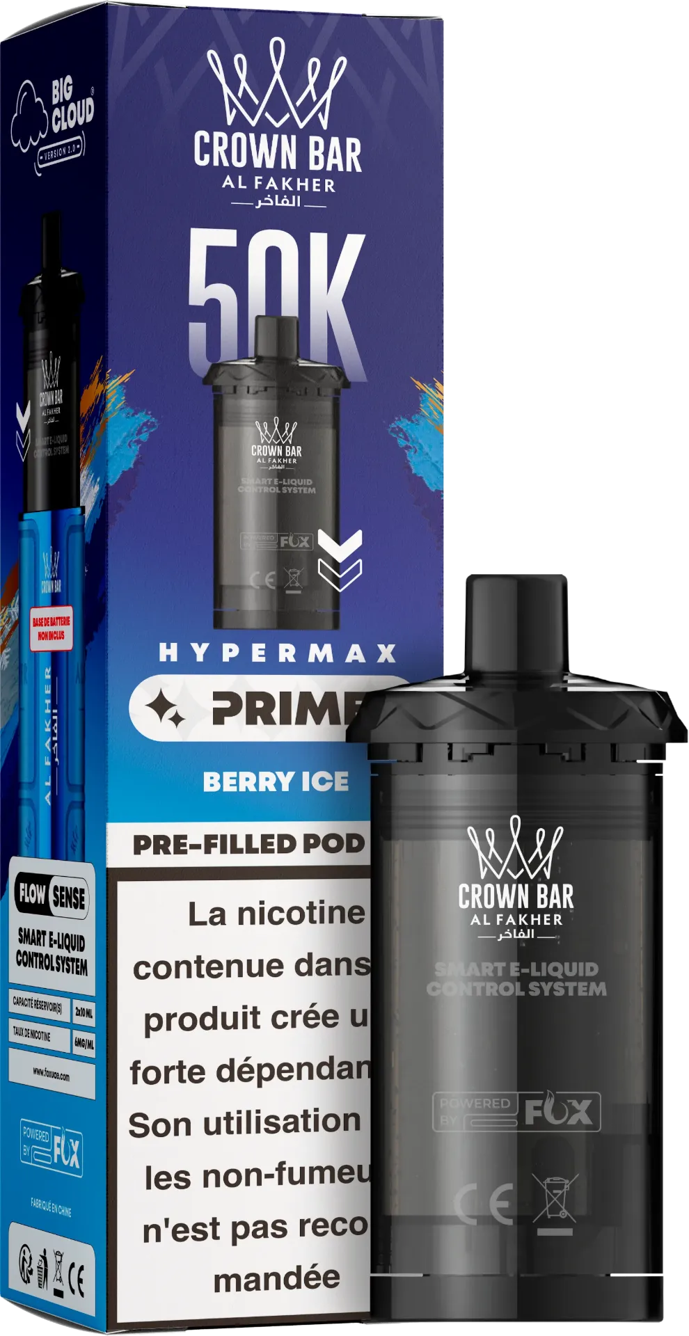 Al Fakher Cartouches Hyper Max 50K - 6mg