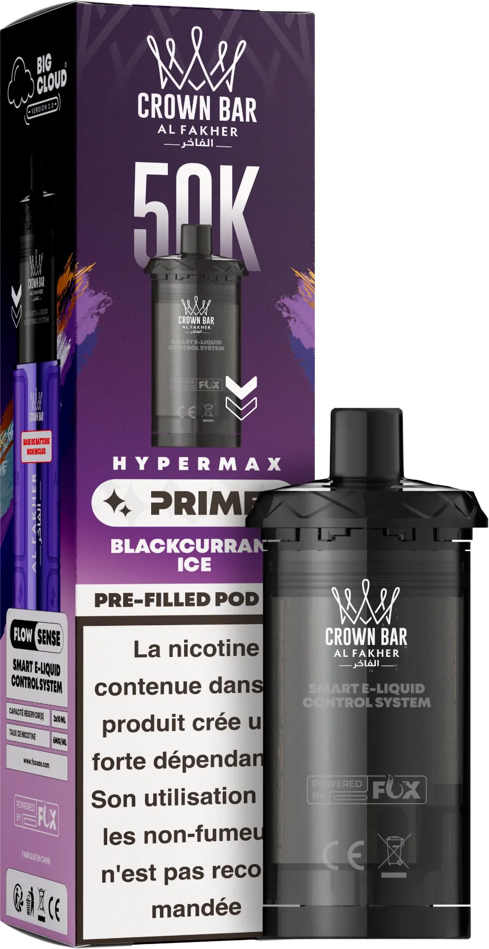 Al Fakher Cartouches Hyper Max 50K - 6mg