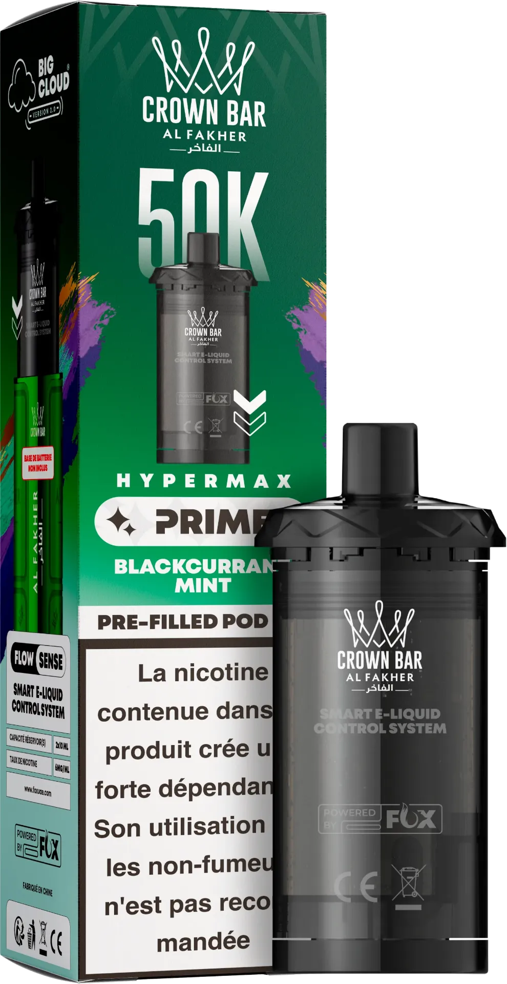 Al Fakher Cartouches Hyper Max 50K - 6mg