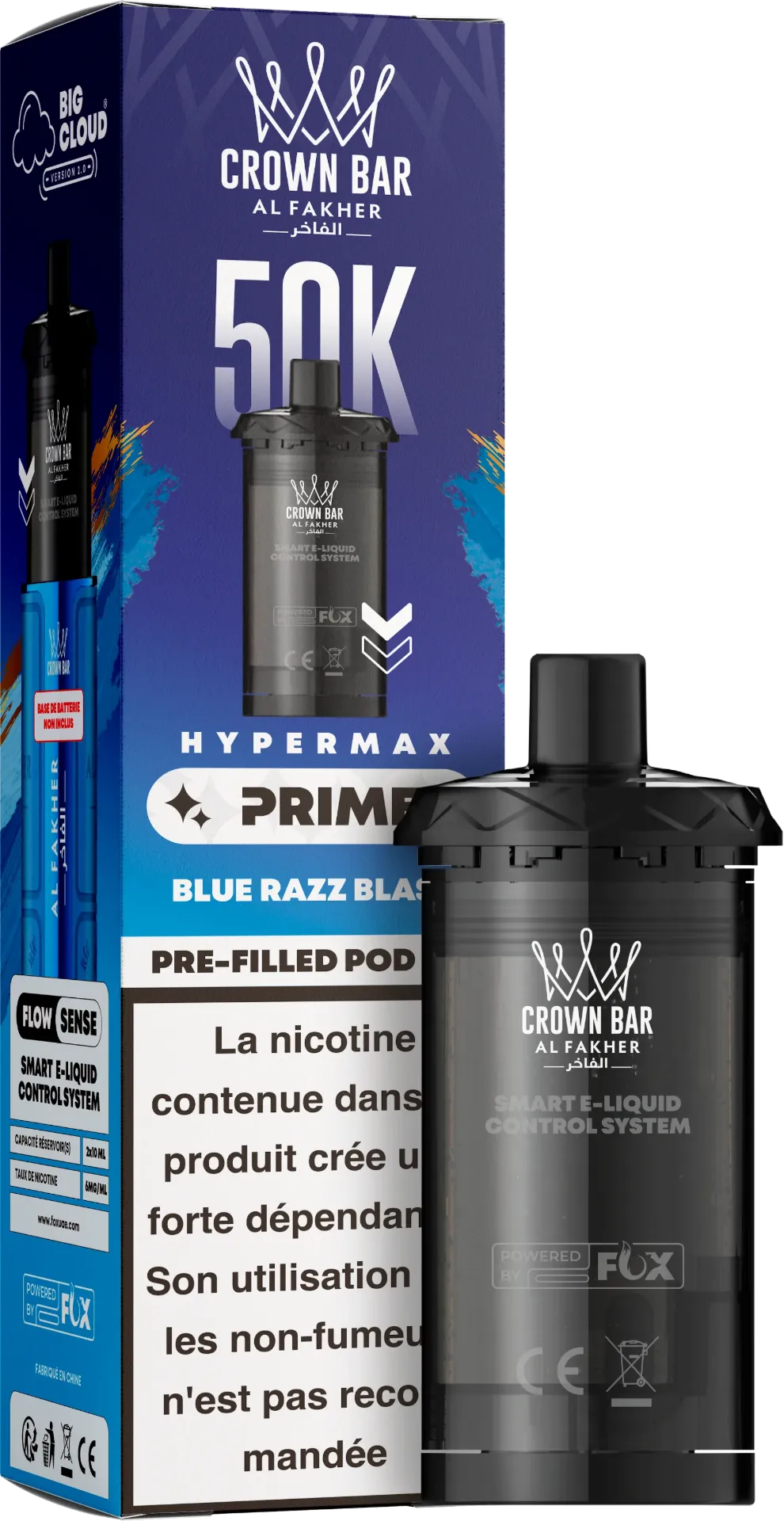Al Fakher Cartouches Hyper Max 50K - 6mg