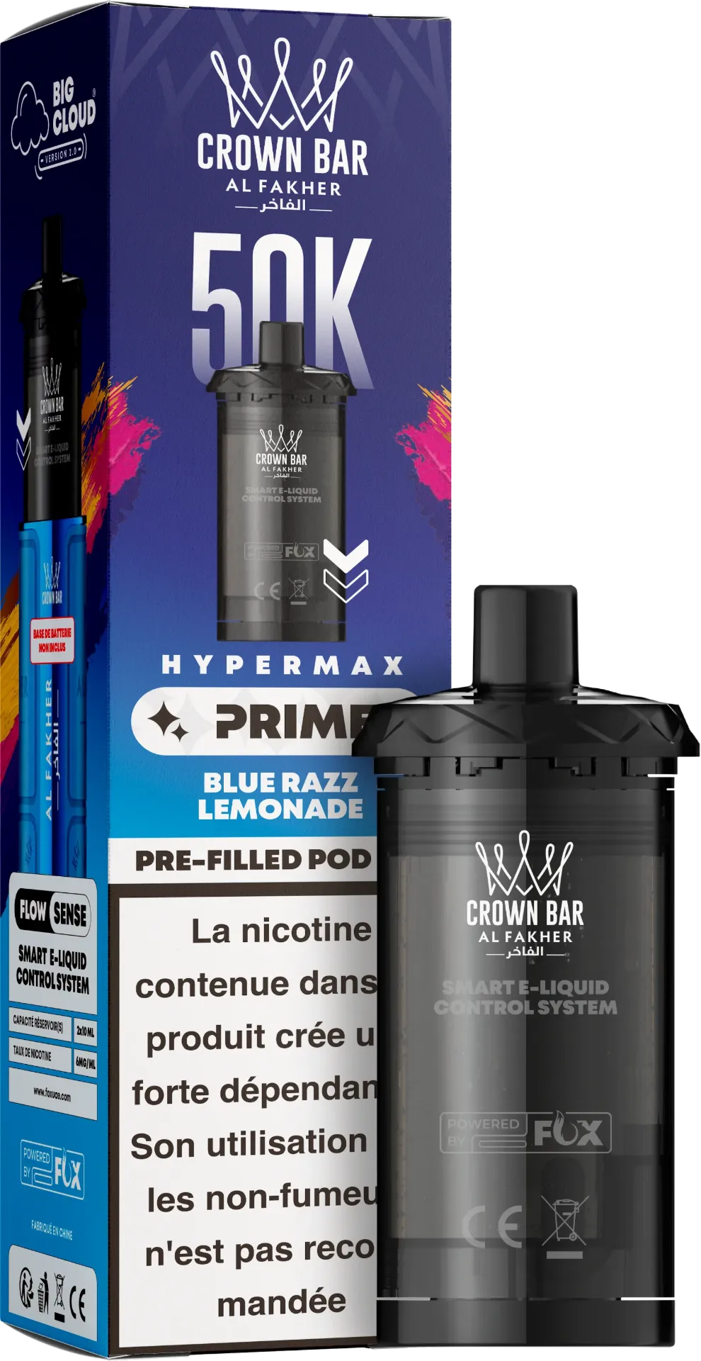 Al Fakher Cartouches Hyper Max 50K - 6mg
