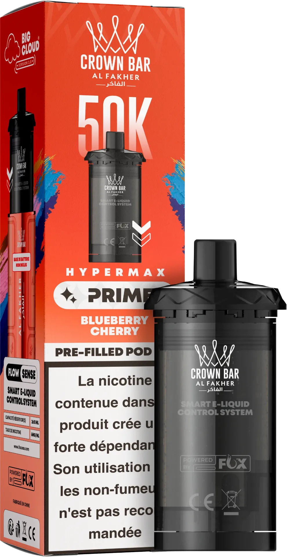 Al Fakher Cartouches Hyper Max 50K - 6mg