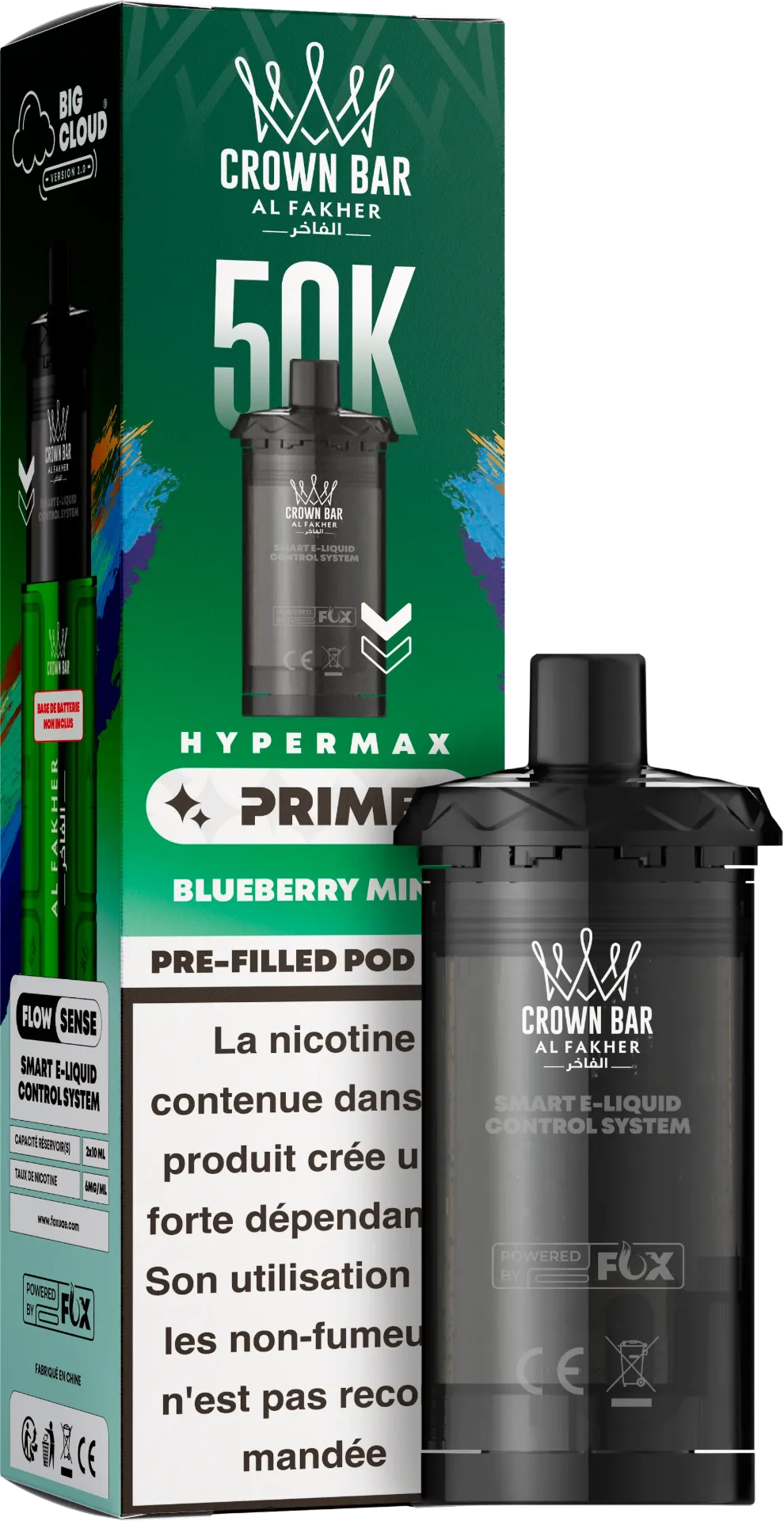 Al Fakher Cartouches Hyper Max 50K - 6mg
