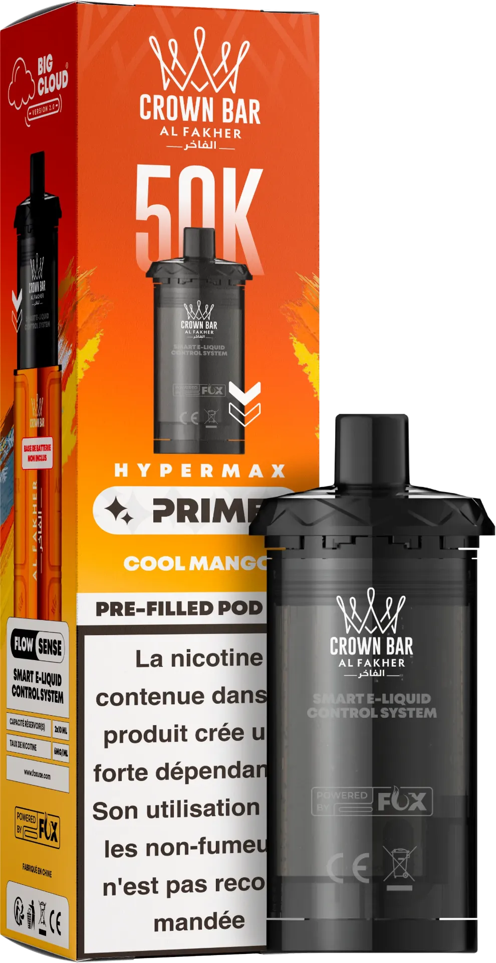 Al Fakher Cartouches Hyper Max 50K - 6mg