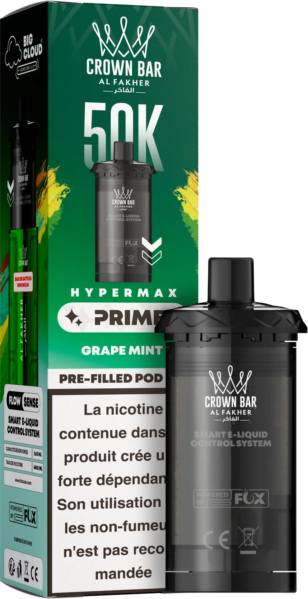 Al Fakher Cartouches Hyper Max 50K - 6mg